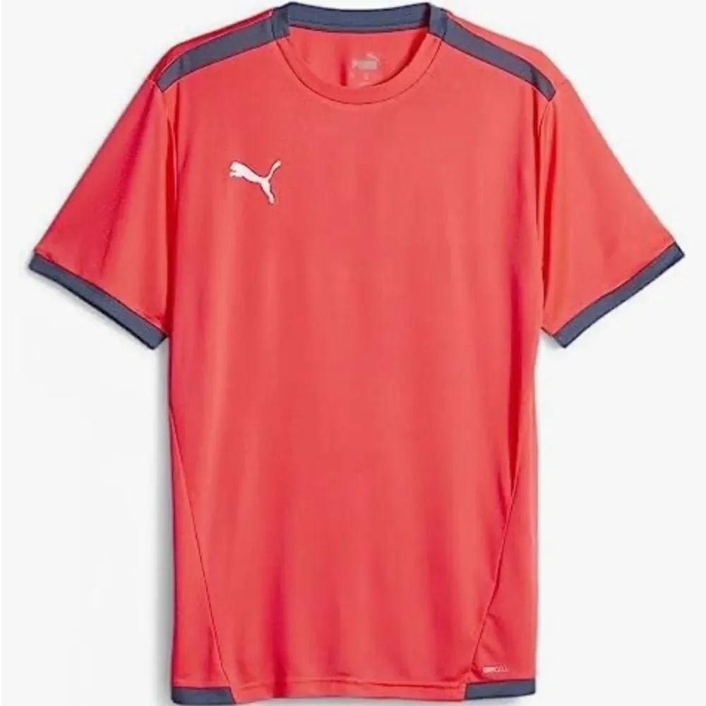 Puma Men’s TeamLiga Jersey in Fire Orchid!